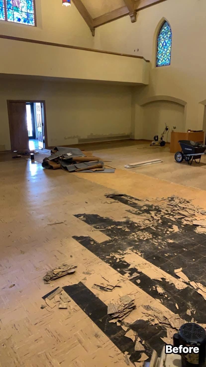 Before and after - before